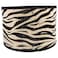 HOLIDYOYO Zebras Print Lamp ShadeBamboo Modern Round Lampshades Lamp Cover Replacement Light Accessory for Table Lamp Living Room Rustic Style Drum Lamp Shade118x118x8 inch