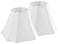 PIKOPIKO Pure White Linen Square Cut Corner Bell Lamp Shade Set of 2 Medium Lampshade 625625Top1313Bottom11HightSpider Rustic Lamp Shade for Table Floor Lamp Lampshade Replacement