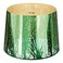 ALUCSET Stainless Steel Large Lampshade Drum Lamp Shade 11 Top x 13 Bottom x 10 High Large Lamp Shades for Table and Floor Lamps Green Polished Etched Forest Replacement Shade Spider Fitter