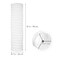 NUOBESTY Lamp Shade 1pc Standing Floor Lamp Shades Foldable Paper Floor Lampshade Replacement Making Light Soft for Home Bedroom Light Accessory