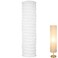 NUOBESTY Lamp Shade 1pc Standing Floor Lamp Shades Foldable Paper Floor Lampshade Replacement Making Light Soft for Home Bedroom Light Accessory