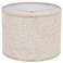 WOLEILEJIN Lamp Shade for Table Lamps Beige Line Drum lamp shade for floor lamps 13 Top x 13 Bottom x 10 High Replacement Large Fabric Lampshade for Floor Lamps and Bedside Lamps Easy Assembly Require