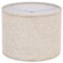 WOLEILEJIN Lamp Shade for Table Lamps Beige Line Drum lamp shade for floor lamps 13 Top x 13 Bottom x 10 High Replacement Large Fabric Lampshade for Floor Lamps and Bedside Lamps Easy Assembly Require