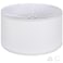OUTON White Large Drum Lamp Shades for Floor Lamps 175 Top x 175 Bottom x 10 High Easy to Assemble Replacement Linen Lampshades for Table Lamps Bedside Lamps 165 Spider