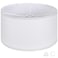 OUTON White Large Drum Lamp Shades for Floor Lamps 175 Top x 175 Bottom x 10 High Easy to Assemble Replacement Linen Lampshades for Table Lamps Bedside Lamps 165 Spider
