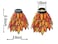 HUIMEIJU Tiffany stained glass lampshadeHMJ6043 Orange Wishing you a pleasant shopping experience