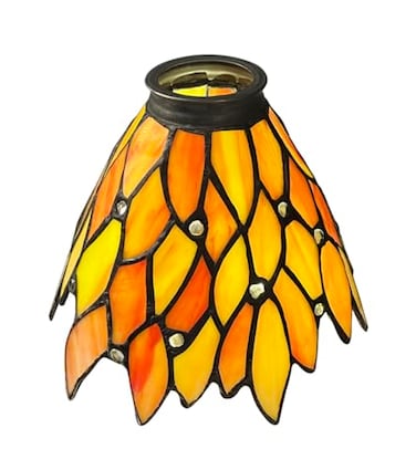 HUIMEIJU Tiffany stained glass lampshadeHMJ6043 Orange Wishing you a pleasant shopping experience