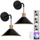 Tivkight Battery Operated Wall Sconce Set of 2 5000mAh Rechargeable High Brightness Wall Lamp 3 Color Temperature RGB Wall Lights with Remote Memory FunctionTimer for Bedroom Living Room
