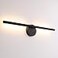 Aipsun 28in Modern Black Wall Sconce Rotatable 360 LED Black Wall Light Fixtures for Bedroom Living Room Hotel Hallway Corridor Warm White 3000K