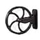 Rustic State Halat Cast Iron Vintage Industrial Wheel Farmhouse Wall Mount Pulley 675 Inch Diameter for Custom Make Lamp Pendant Fixtures Black