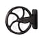 Rustic State Halat Cast Iron Vintage Industrial Wheel Farmhouse Wall Mount Pulley 675 Inch Diameter for Custom Make Lamp Pendant Fixtures Black