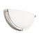 Flynix 13 inch Dimmable LED Wall Sconce Half Moon Wall Light Fixture 3000K4000K5000K Color Temperature Adjustable Modern Bathroom Vanity Light FixturesSuper Bright 950 Lumen Brushed Nickel