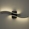 TENGIANTS Modern Led Sconce Wall Lighting Indoor 24 Minimalist Industrial Black Wall Sconce Hardwire Wall Light for Small Space Bathroom Hallway Staircase Entryway