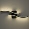 TENGIANTS Modern Led Sconce Wall Lighting Indoor 24 Minimalist Industrial Black Wall Sconce Hardwire Wall Light for Small Space Bathroom Hallway Staircase Entryway