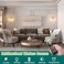 Shenmoyl Set of 2 Crystal Battery Operated Wall SconceRechargeable Wall Lamp with 5200mAh Battery Remote Control Modern Dimmable Wireless Wall Lights for Bedroom Bathroom Clear Gold Base