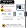 Reddragon lighting Easy Install Peel and Stick on Battery Operated Wall Sconces Set of 2 Rechargeable Magnetic Linear Wall Sconce Wireless Long Picture Vanity Wall Light for Living Room Bedroom 2 Pack