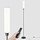 Nukanu Floor Lamp with Remote ControlBright Floor Lamps for Living RoomBedroomOffice Stepless Adjustable 3000K6000K Colors and 10100 BrightnessStanding Light with Foot Switch Black