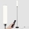 Nukanu Floor Lamp with Remote ControlBright Floor Lamps for Living RoomBedroomOffice Stepless Adjustable 3000K6000K Colors and 10100 BrightnessStanding Light with Foot Switch Black