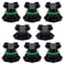 PHLKJL 8Pack Adjustable Plastic Pedestal PaverFloor Slate Support Floor LiftDeck Support Floor Raising Bilateral keel Card Slot