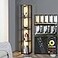 FENLO LED Floor Lamp with Shelves Full Color Temperature Control Adjustable Brightness and Long Lasting Integrated LED