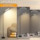 marctronic Floor Lamp 18W 1800LM Super Bright LED Floor Lamp with Remote Works with Smart Plug Dimmable Timing Eye Caring Reading Lamps Floor Standing for Living Room Bedroom Office