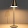 Timjorman Modern LED Cordless Table Lamp 4000mAh Rechargeable Battery 3 Level Brightness Night Light Metal Shell Minimalist Design for Couples DinnerCoffee TableRestaurantBedroom Khaki