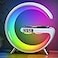 LeeNabao Smart LED Table Lamp4in1 Wireless Charger with SpeakerNight Light Alarm Clock and Bluetooth Speaker with App Control Ideal Gifts for Home Office ChristmasWhite