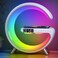 LeeNabao Smart LED Table Lamp4in1 Wireless Charger with SpeakerNight Light Alarm Clock and Bluetooth Speaker with App Control Ideal Gifts for Home Office ChristmasWhite