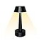 UMEXUS 88 Cordless Small Table Lamp for Bar Restaurant Rechargeable Battery Operated Touch Lamps 3Way Dimmable LED Metal Portable Bedside Mini Night Light for Bedroom Outdoor Home Decor Black