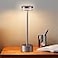 FUNTAPHANTA Modern Cordless Table Lamp Rechargeable Aluminum Touch Lamp 4000mAh Battery Operated 3000K LED Table Lamps for Home Decor Dining Reading Desk Bedroom Gift