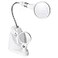 OttLite 15900C LED Clip and Freestanding Magnifier Lamp White
