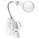 OttLite 15900C LED Clip and Freestanding Magnifier Lamp White