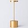 SAKRINGT Cordless Table Lamp Rechargeable 5000mAh Battery Operated Portable Table LightDimming LED Table Lamp for RestaurantPatioOutdoorGold