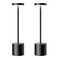 SAKRINGT Cordless Table Lamps Rechargeable6000mAh Portable Battery Operated LED Table Light for Restaurant Outdoor 2 Pack Black