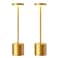 SAKRINGT Cordless Table Lamps Rechargeable6000mAh Portable Battery Operated LED Table Light for Restaurant Outdoor 2 Pack Gold