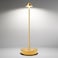 SHANGCAI Cordless Table Lamps Rechargeable 6000mAh Battery Operated LED Desk Lamp Outdoor Waterproof Portable Touch Dimmable Table Night Light for Patio Restaurant Dining Home Gold
