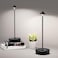 SHANGCAI Cordless Table Lamps Rechargeable 6000mAh Battery Operated LED Desk Lamp Outdoor Waterproof Portable Touch Dimmable Table Light for Patio Restaurant Dining Home Set of 2 Black