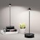 SHANGCAI Cordless Table Lamps Rechargeable 6000mAh Battery Operated LED Desk Lamp Outdoor Waterproof Portable Touch Dimmable Table Light for Patio Restaurant Dining Home Set of 2 Black