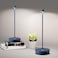 SHANGCAI Cordless Table Lamps Rechargeable 6000mAh Battery Operated LED Desk Lamp Outdoor Waterproof Portable Touch Dimmable Table Light for Patio Restaurant Dining Home Set of 2 Blue
