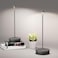 SHANGCAI Cordless Table Lamps Rechargeable 6000mAh Battery Operated LED Desk Lamp Outdoor Waterproof Portable Touch Dimmable Table Light for Patio Restaurant Dining Home Set of 2 Grey