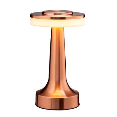 O'Bright OBright Portable LED Table Lamp with Touch Sensor 3Levels Brightness Rechargeable Battery Up to 48 Hours Usage Night Light for Kids Nursery Nightstand Lamp Bedside Lamp Rose Gold
