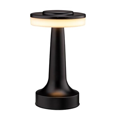 O'Bright OBright Portable LED Table Lamp with Touch Sensor 3Levels Brightness Rechargeable Battery Up to 48 Hours Usage Night Light for Kids Nursery Nightstand Lamp Bedside Lamp Matte Black