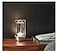 HAPYGI Portable Metal Table Lamp for IndoorOutdoorRechargeable Cordless LED Lamp 3Colour Infinitely Dimming Battery Powered Small Desk Lamp RestaurantBedroomBarCoffeeCamping Light Silver