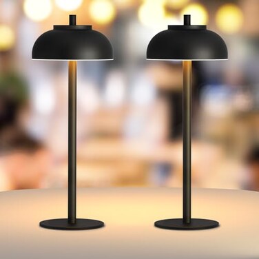 Moragin 2 Pack Led Cordless Table Lamps RechargeableTable Lights Battery OperatedIP65 Waterprooffor Outdoor PatioRestaurantsHomeDinnerTable LightingTouch Control Dimmable