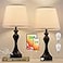 Seealle Touch Lamps for Nightstand Bedside Lamps Set of 2 3 Way Dimmable USB CA for Bedroom End Tables LED Bulbs Included