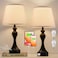 Seealle Touch Lamps for Nightstand Bedside Lamps Set of 2 3 Way Dimmable USB CA for Bedroom End Tables LED Bulbs Included
