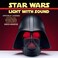 Paladone Star Wars Darth Vader Light with Sound 14cm LED Helmet Lamp with Red Glow Official Breathing Sound Effects Battery Powered Night Light for Bedrooms Desks Fan Collections
