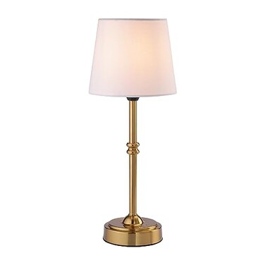 O'Bright OBright Seraph Cordless LED Table Lamp with Dimmer Builtin Rechargeable Battery 3Level Brightness Patio Table Lamp Bedside Night Lamp Ambient Light for Restaurant Antique Brass