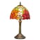 wecrejoni Tiffany Lamp Bedside Table LampNightstandStained Glass Lamp for Bedroom Dorm Living Kitchen Aesthetic Cute Home Decor Gift 8inch Rose
