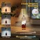 SOUDFK Wireless Bottle Lamp 2024 New 3 Color Rechargeable Wine Bottle Lights for Bars Restaurants Yellow 1PC